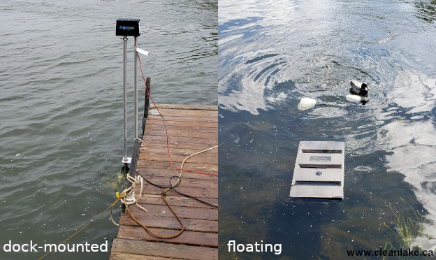 dock-mounted and floating motors
